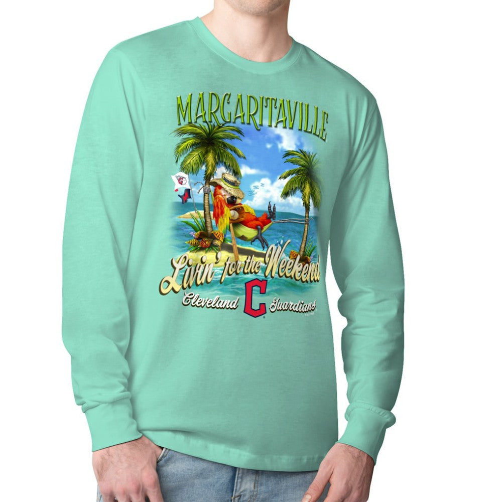 Cleveland Guardians Margaritaville Livin' for the Weekend Long Sleeve T-Shirt | MLB US