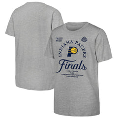 Indiana Pacers Youth Heather Gray 2025 Eastern Conference Champions Locker Room T-Shirt for sale Discount