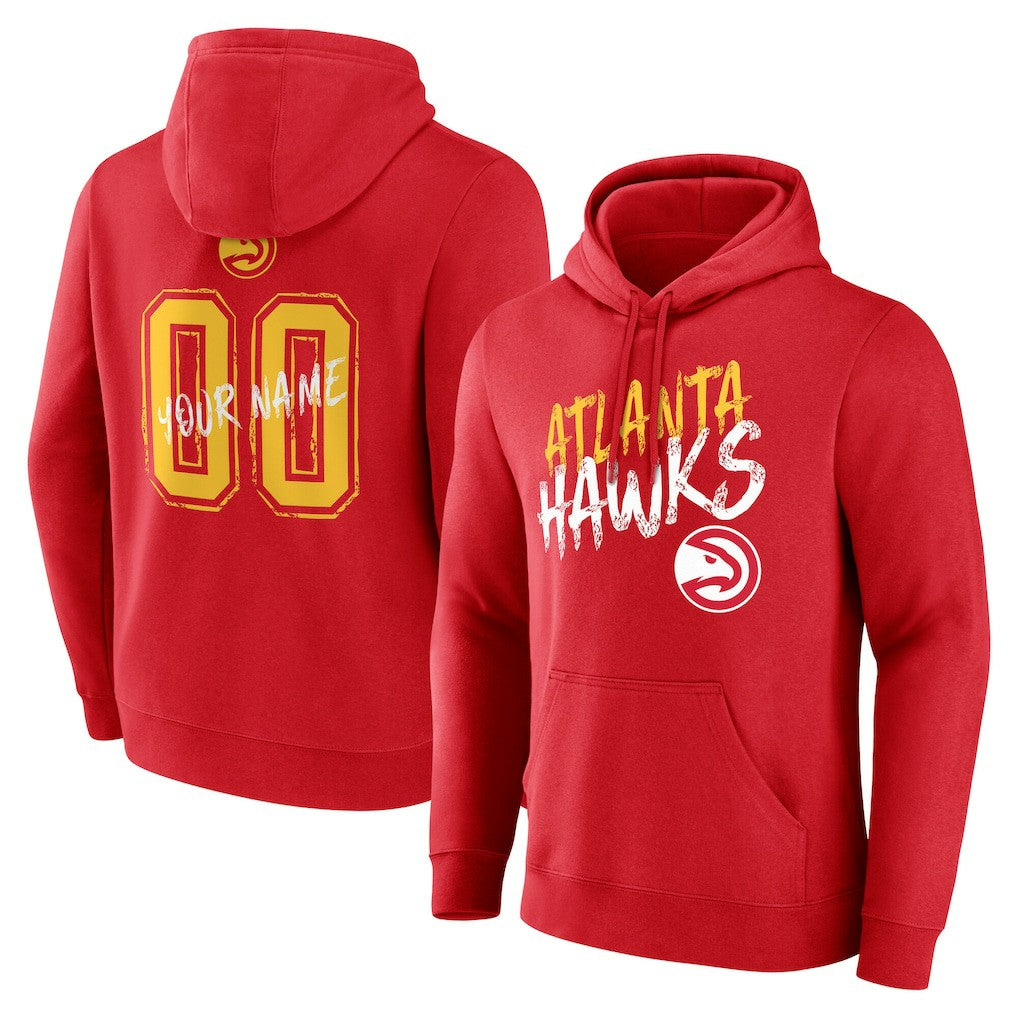 Atlanta Hawks Hustle Custom Pullover Hoodie Discount
