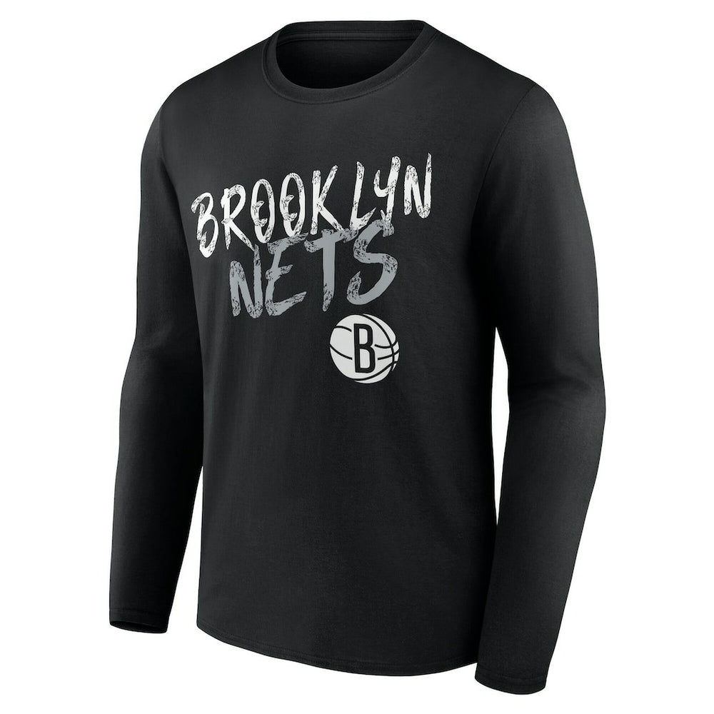Brooklyn Nets Hustle Custom Long Sleeve T-Shirt Online