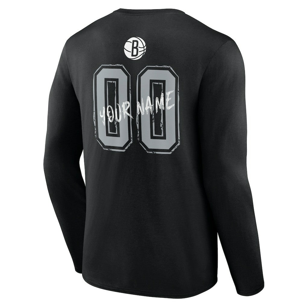 Brooklyn Nets Hustle Custom Long Sleeve T-Shirt Online