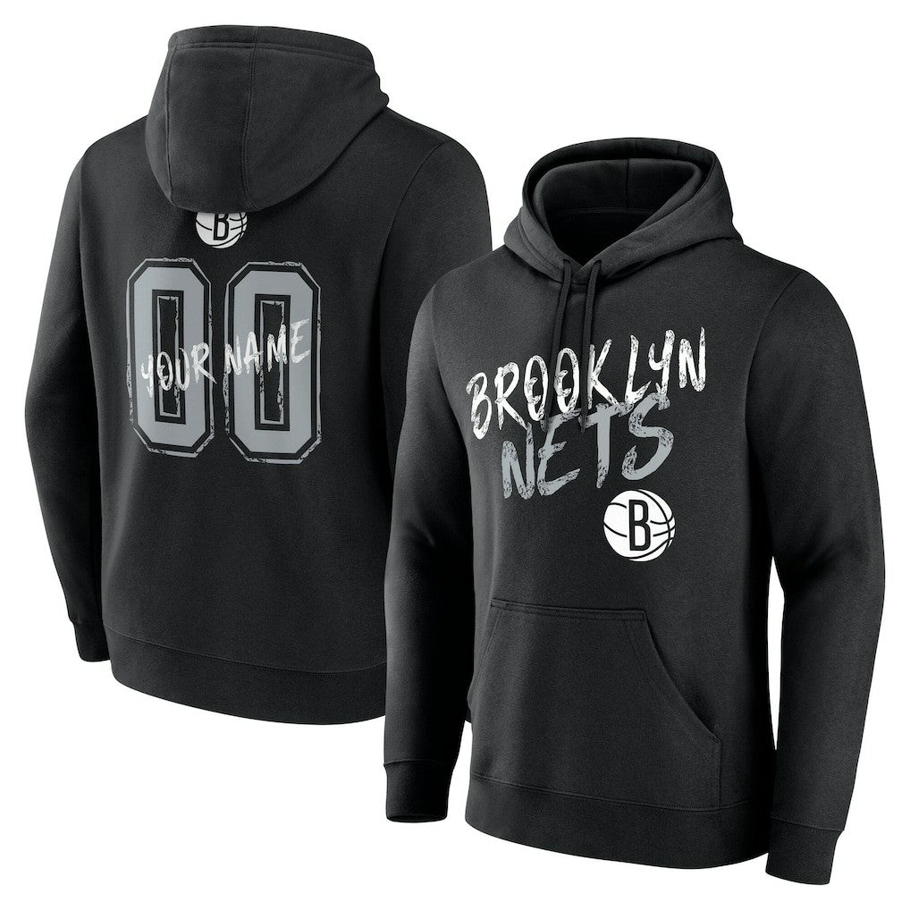 Brooklyn Nets Hustle Custom Pullover Hoodie Discount