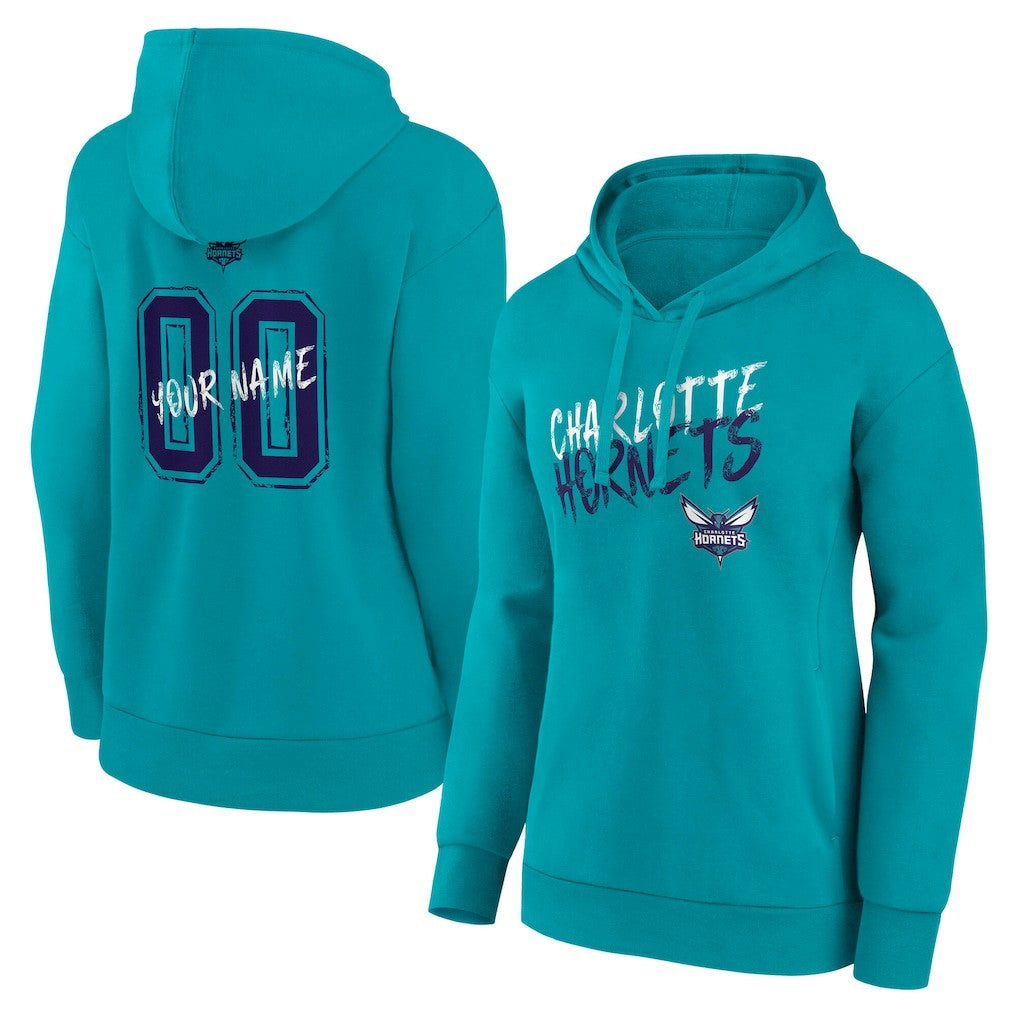 Charlotte Hornets Women's Hustle Custom Pullover Hoodie Outlet