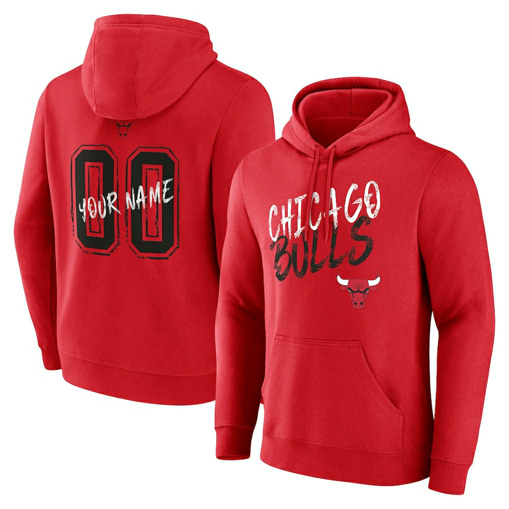 Chicago Bulls Hustle Custom Pullover Hoodie On Sale