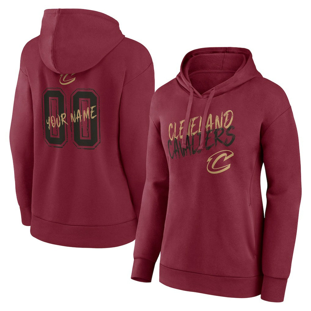 Cleveland Cavaliers Women's Hustle Custom Pullover Hoodie sale For Sale