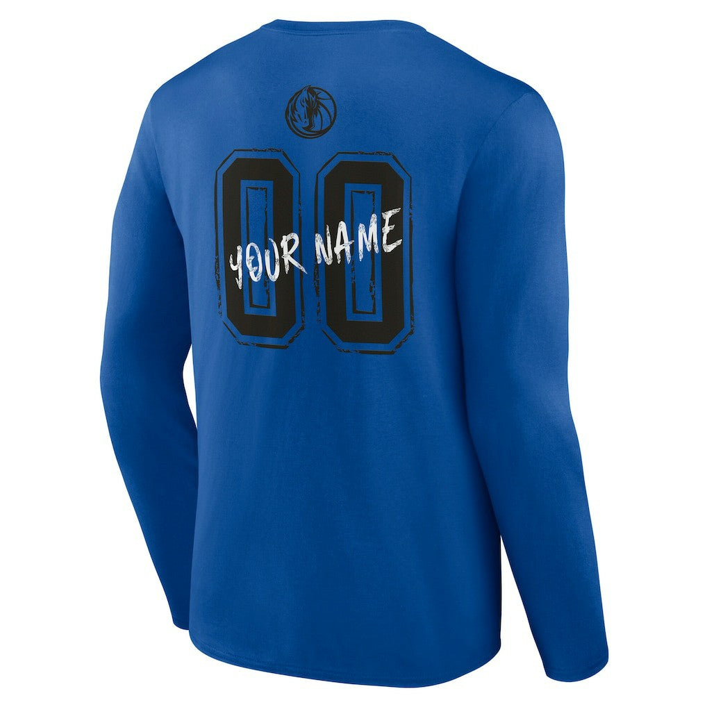 Dallas Mavericks Hustle Custom Long Sleeve T-Shirt sale Discount