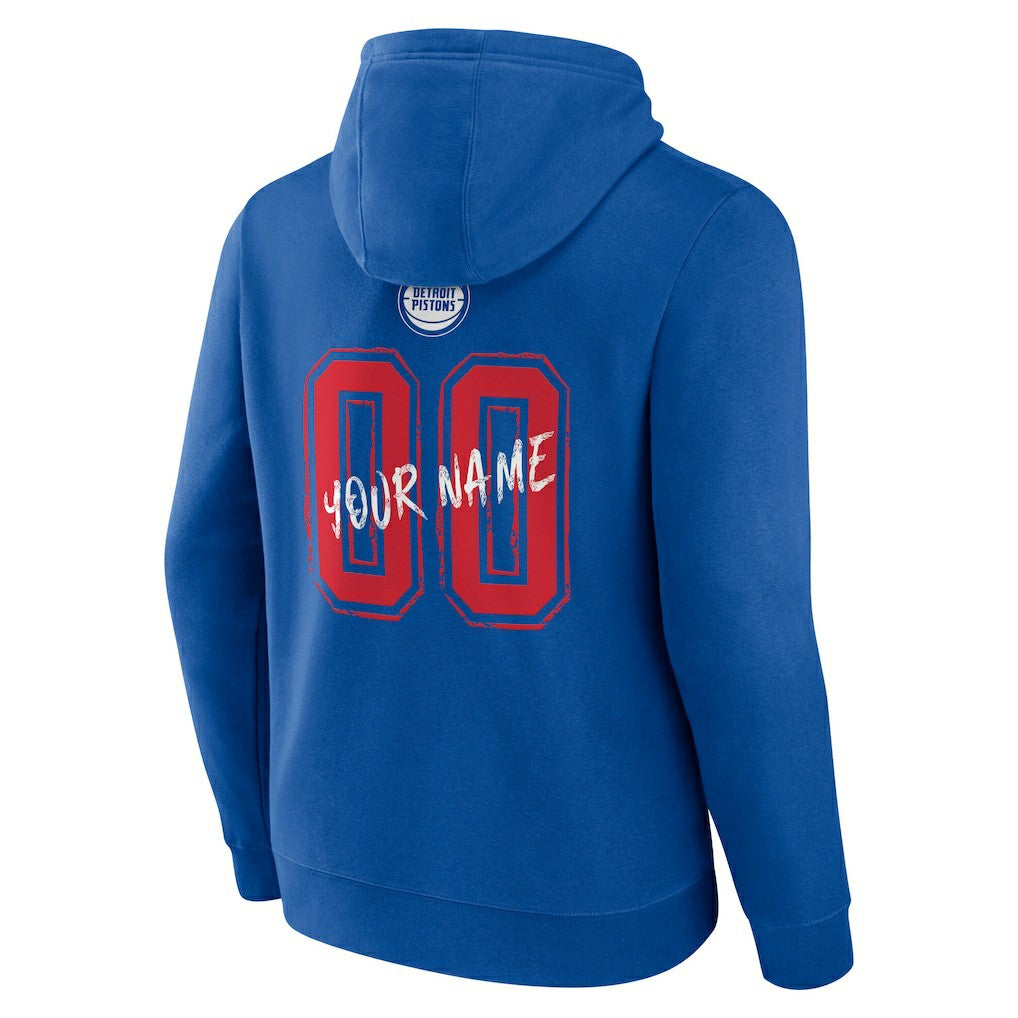 Detroit Pistons Hustle Custom Pullover Hoodie sale Discount