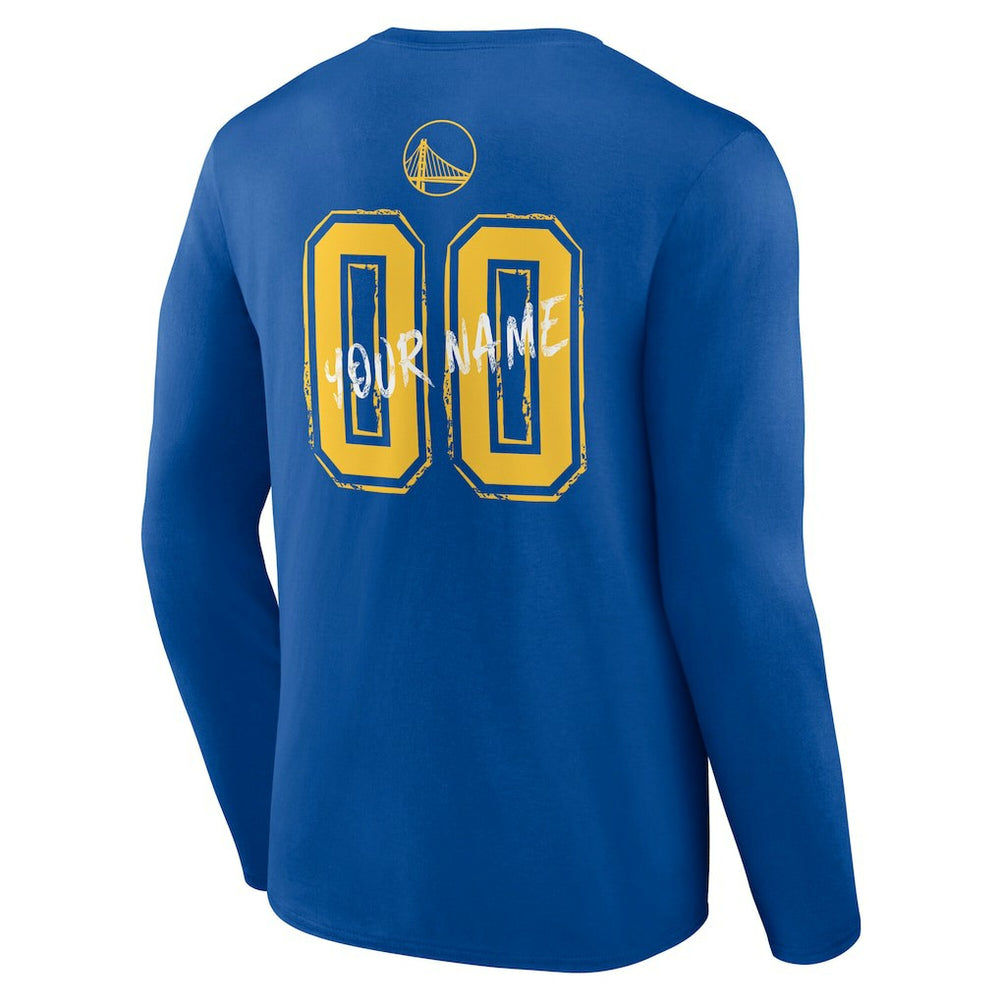 Golden State Warriors Hustle Custom Long Sleeve T-Shirt sale New