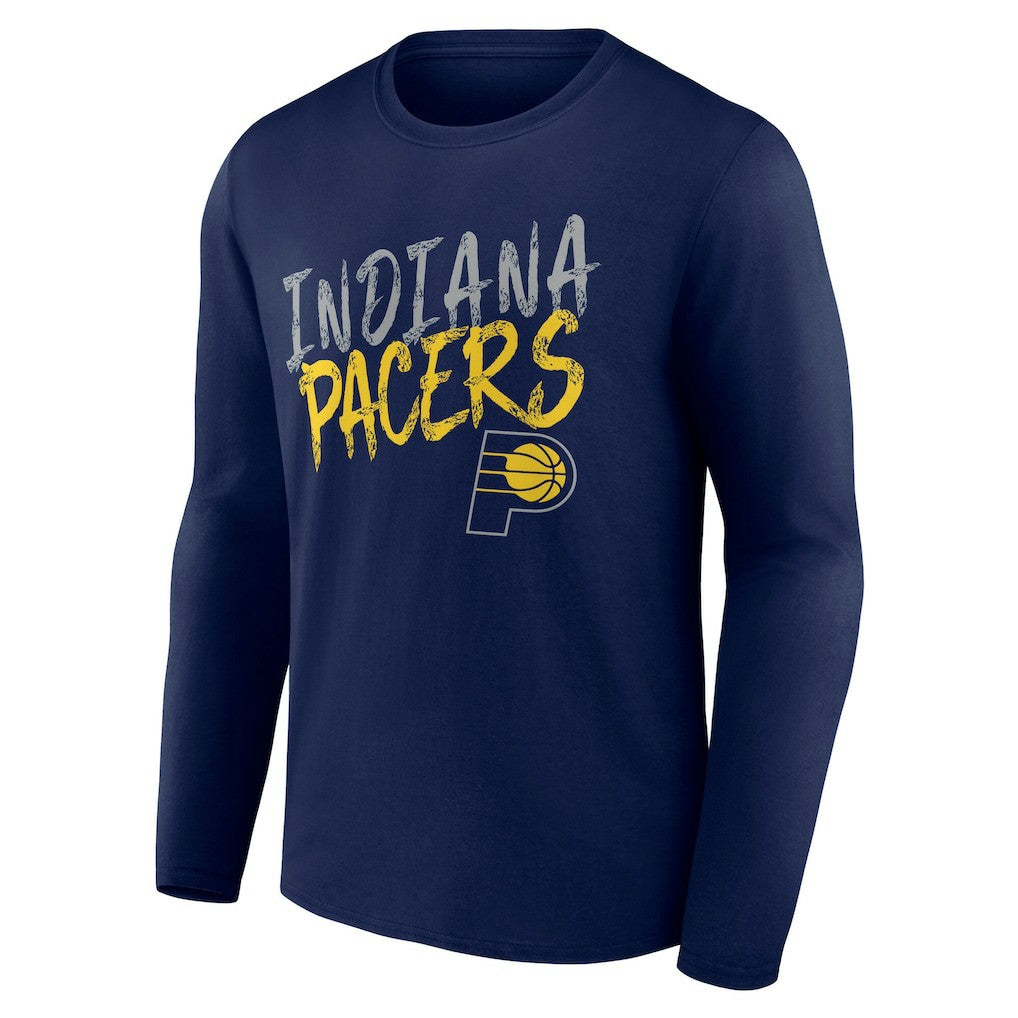 Indiana Pacers Hustle Custom Long Sleeve T-Shirt Discount