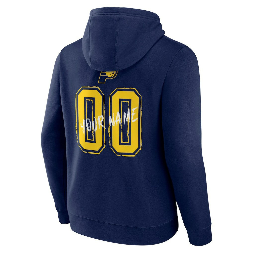 Indiana Pacers Hustle Custom Pullover Hoodie Discount