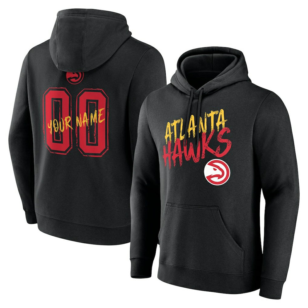 Atlanta Hawks Hustle Custom Pullover Hoodie On Sale