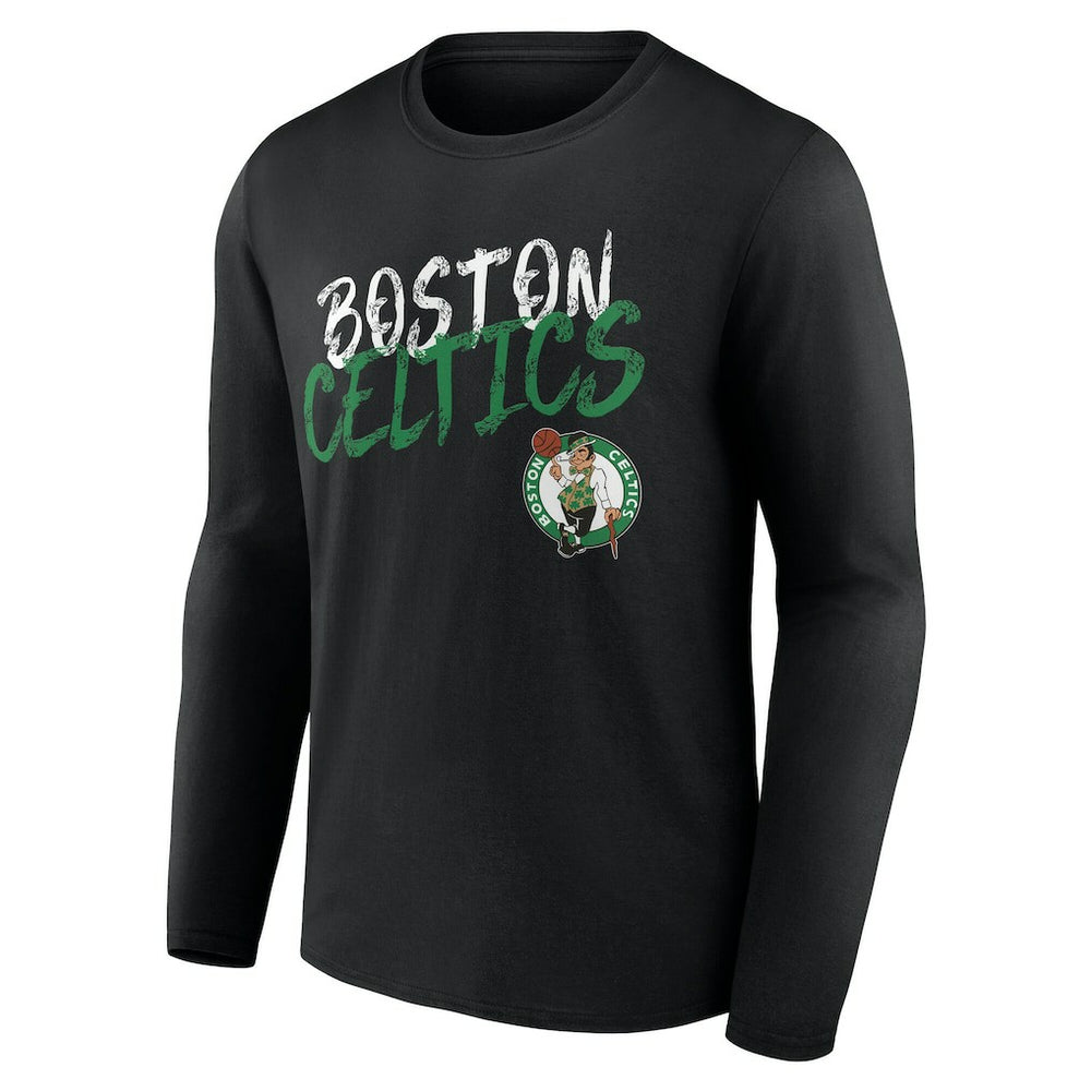 Boston Celtics Hustle Custom Long Sleeve T-Shirt On Sale