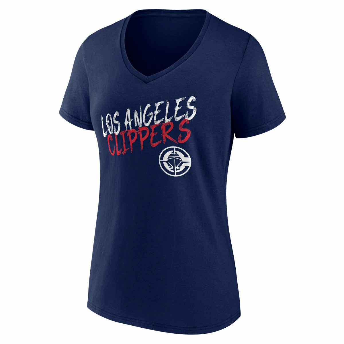 LA Clippers Women's Hustle Custom V-Neck T-Shirt On Sale