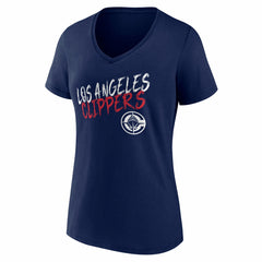 LA Clippers Women's Hustle Custom V-Neck T-Shirt On Sale