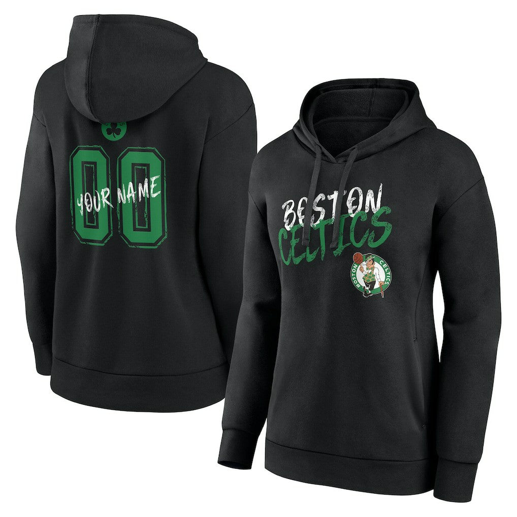 Boston Celtics Women's Hustle Custom Pullover Hoodie Discount