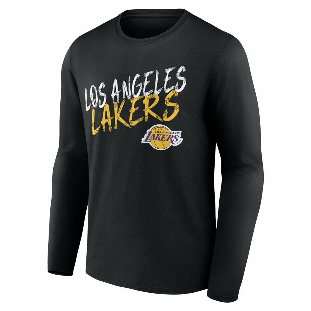 Los Angeles Lakers Hustle Custom Long Sleeve T-Shirt On Sale