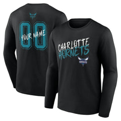 Charlotte Hornets Hustle Custom Long Sleeve T-Shirt On Sale