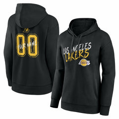 Los Angeles Lakers Women's Hustle Custom Pullover Hoodie Discount