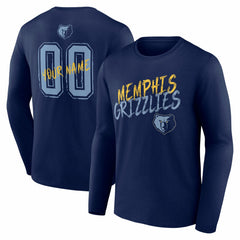 Memphis Grizzlies Hustle Custom Long Sleeve T-Shirt Outlet