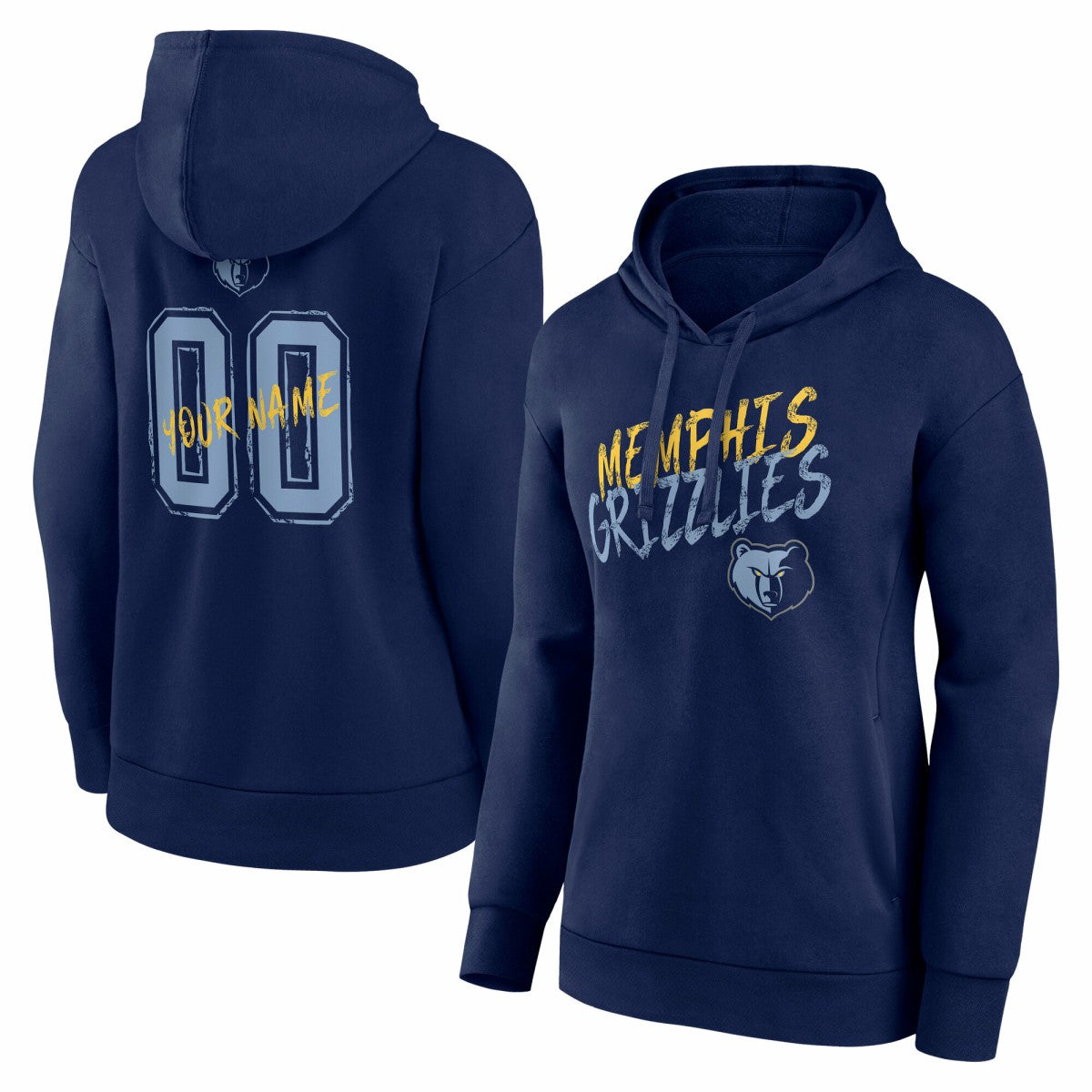 Memphis Grizzlies Women's Hustle Custom Pullover Hoodie On Sale