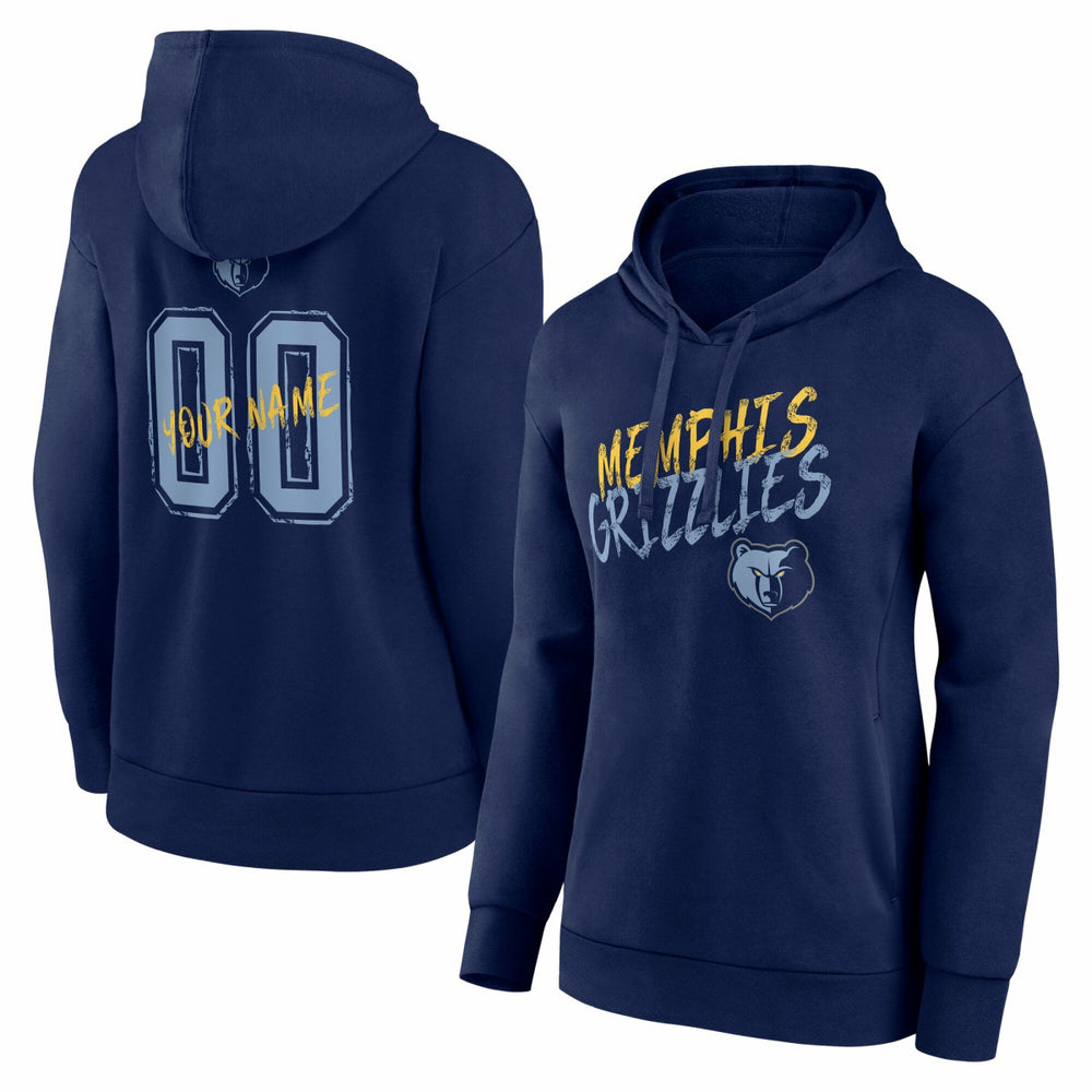 Memphis Grizzlies Women's Hustle Custom Pullover Hoodie On Sale