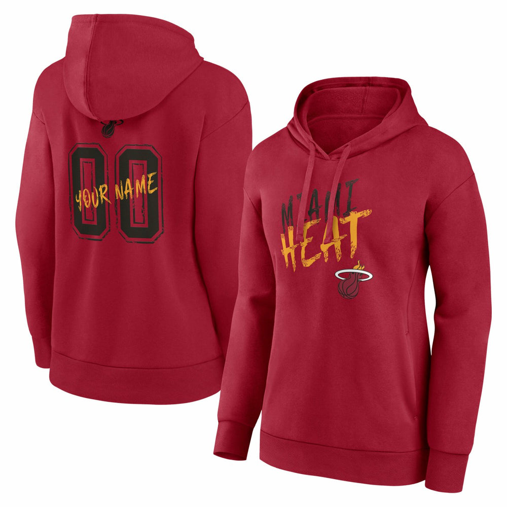 Miami Heat Women's Hustle Custom Pullover Hoodie Outlet