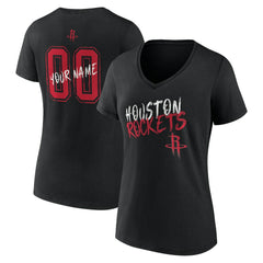 Houston Rockets Women's Hustle Custom V-Neck T-Shirt sale For Sale