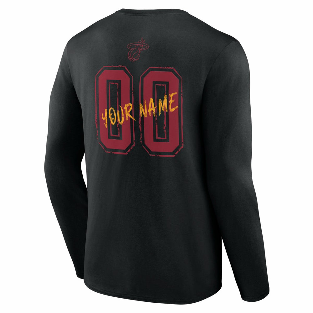 Miami Heat Hustle Custom Long Sleeve T-Shirt On Sale