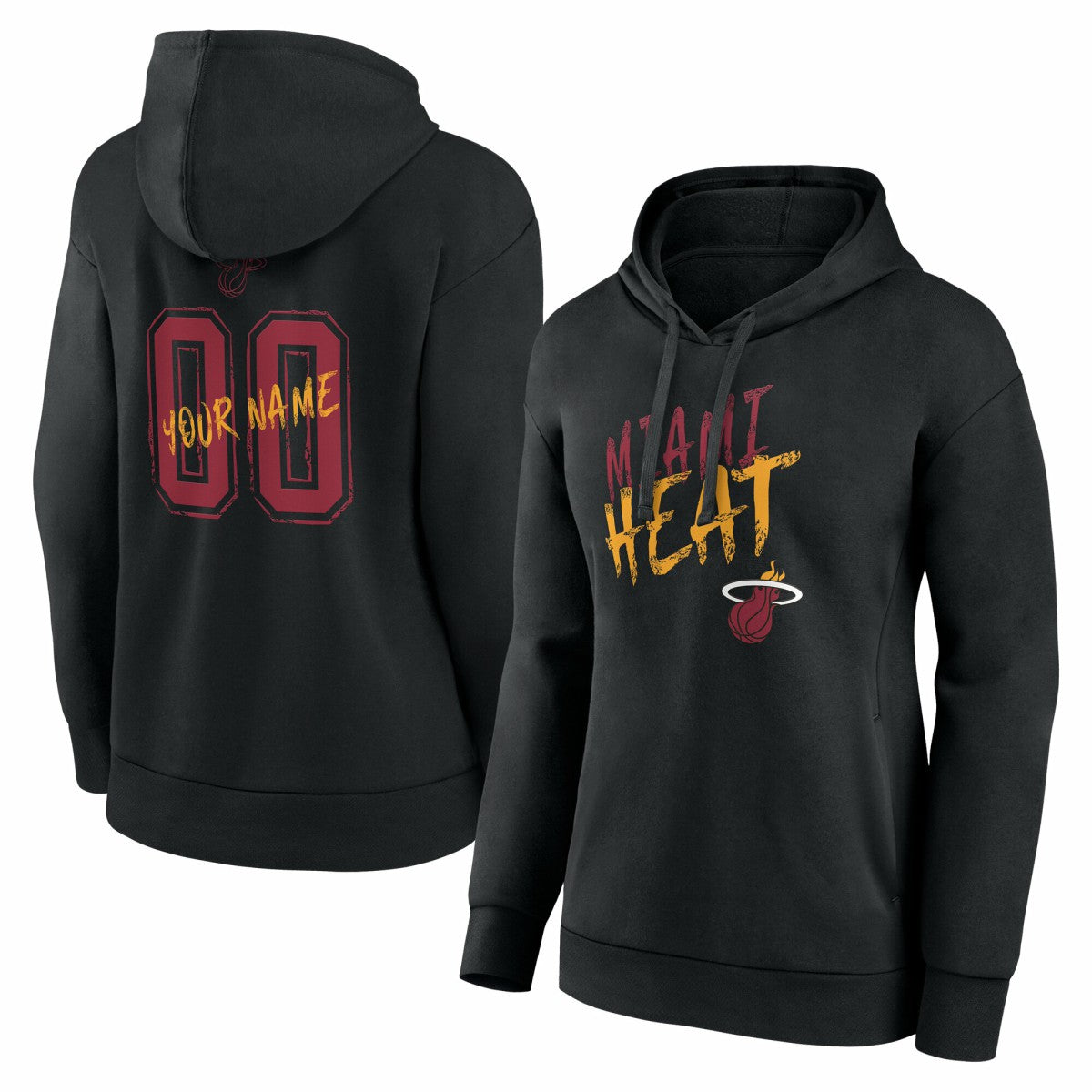 Miami Heat Women's Hustle Custom Pullover Hoodie Discount