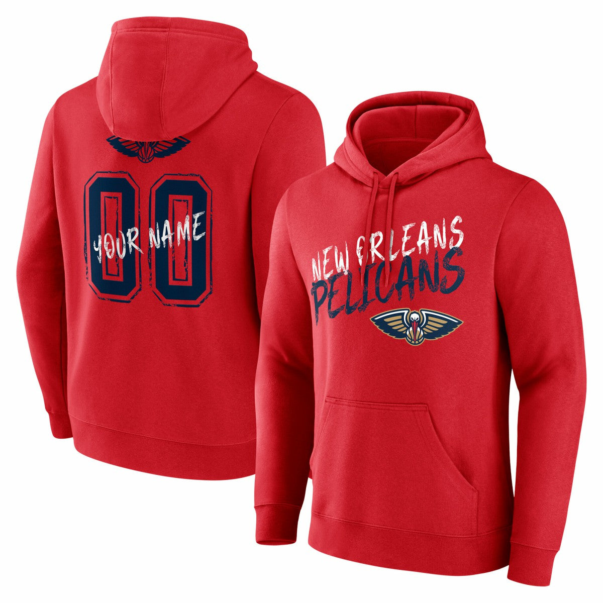 New Orleans Pelicans Hustle Custom Pullover Hoodie On Sale