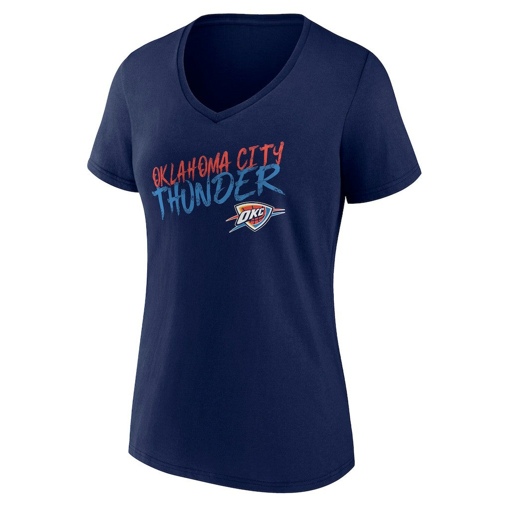 Oklahoma City Thunder Women's Hustle Custom V-Neck T-Shirt Online