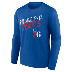 Philadelphia 76ers Hustle Custom Long Sleeve T-Shirt On Sale