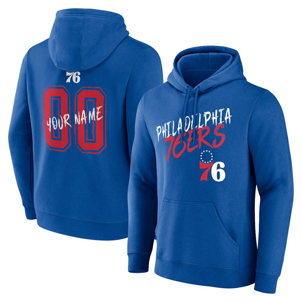 Philadelphia 76ers Hustle Custom Pullover Hoodie Discount