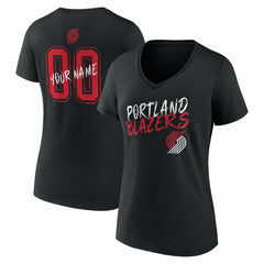Portland Trail Blazers Women's Hustle Custom V-Neck T-Shirt Online