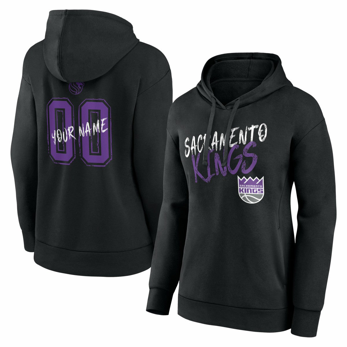 Sacramento Kings Women's Hustle Custom Pullover Hoodie On Sale