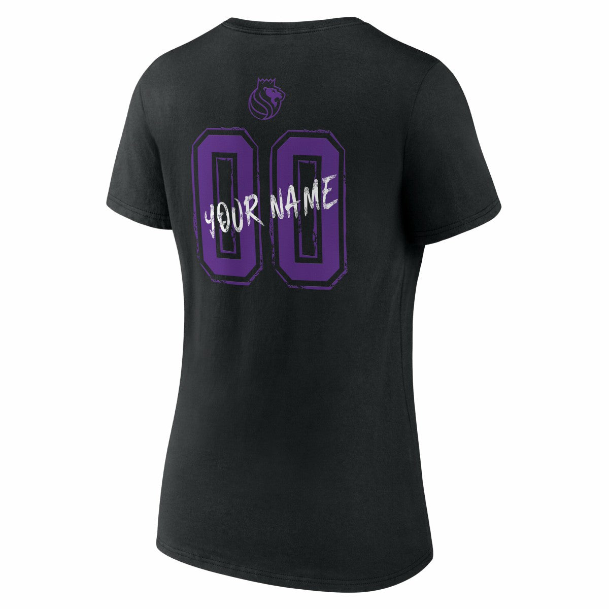 Sacramento Kings Women's Hustle Custom V-Neck T-Shirt For Sale