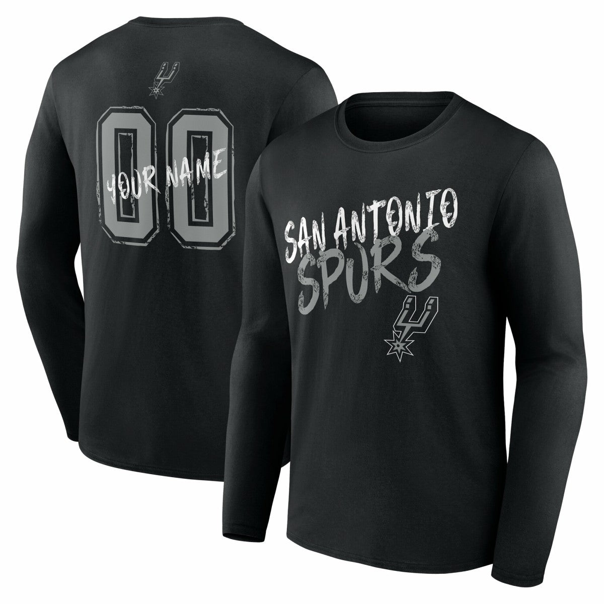 San Antonio Spurs Hustle Custom Long Sleeve T-Shirt On Sale