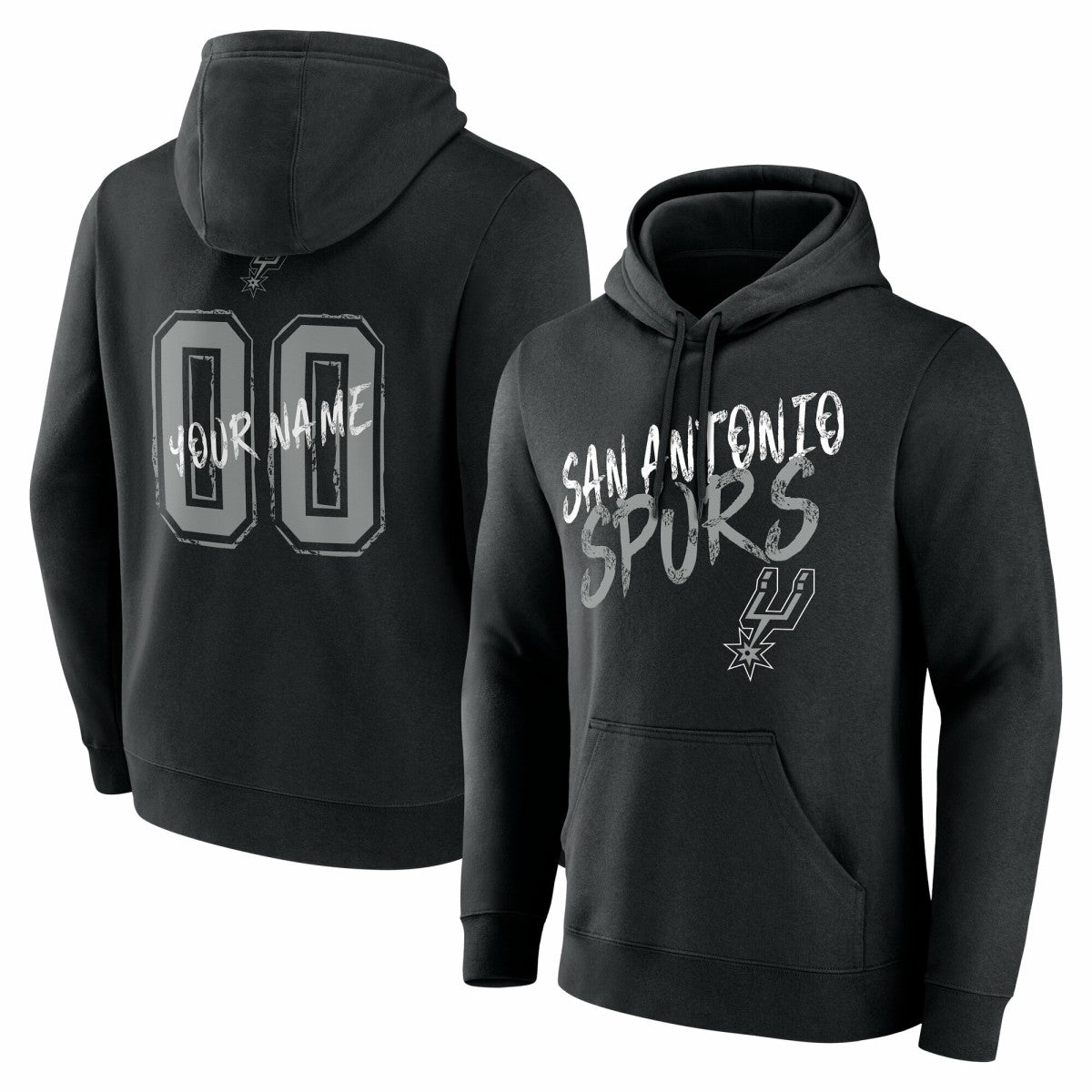 San Antonio Spurs Hustle Custom Pullover Hoodie New