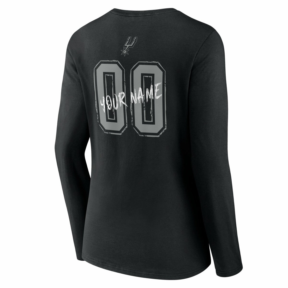 San Antonio Spurs Women's Hustle Custom Long Sleeve V-Neck T-Shirt Outlet