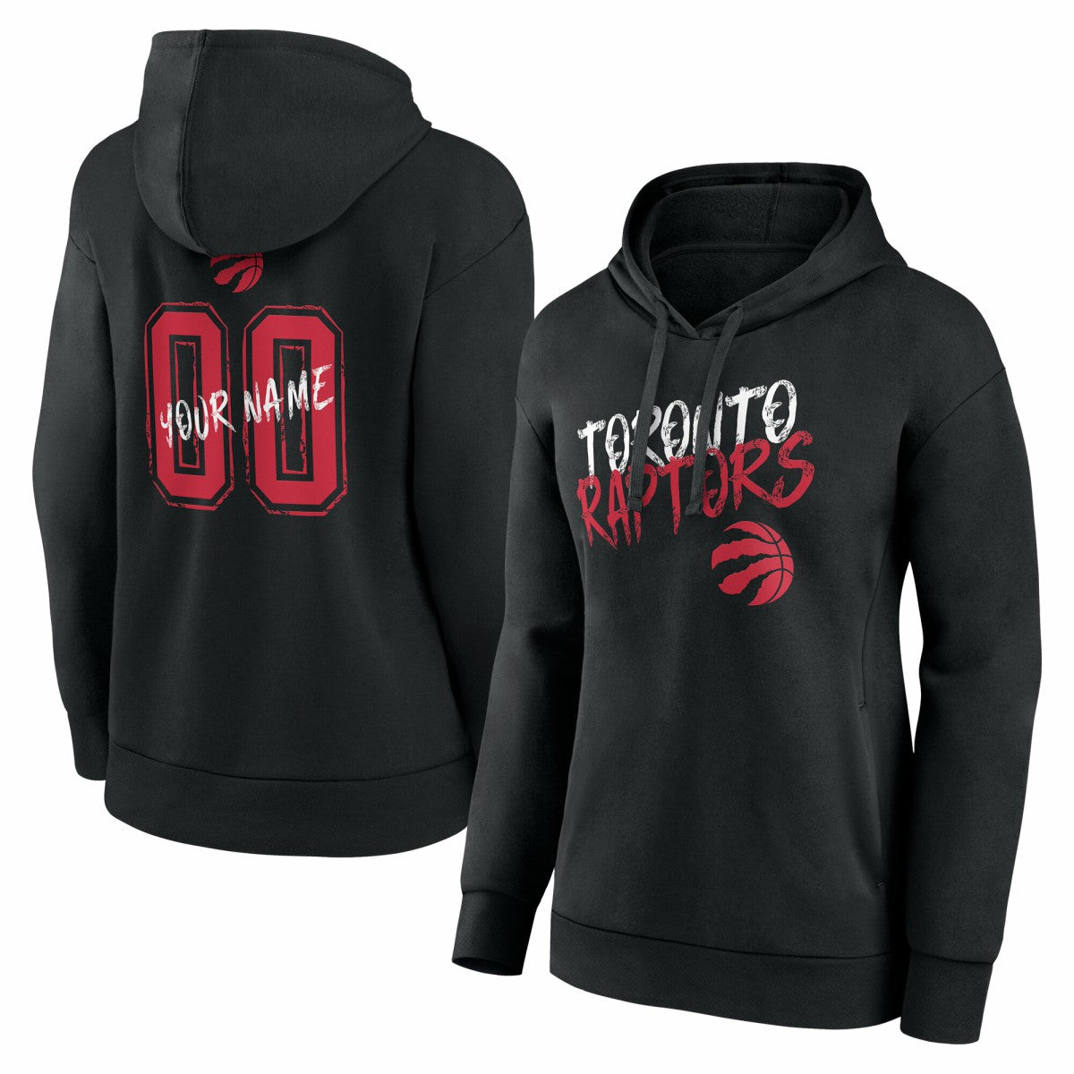 Toronto Raptors Women's Hustle Custom Pullover Hoodie On Sale