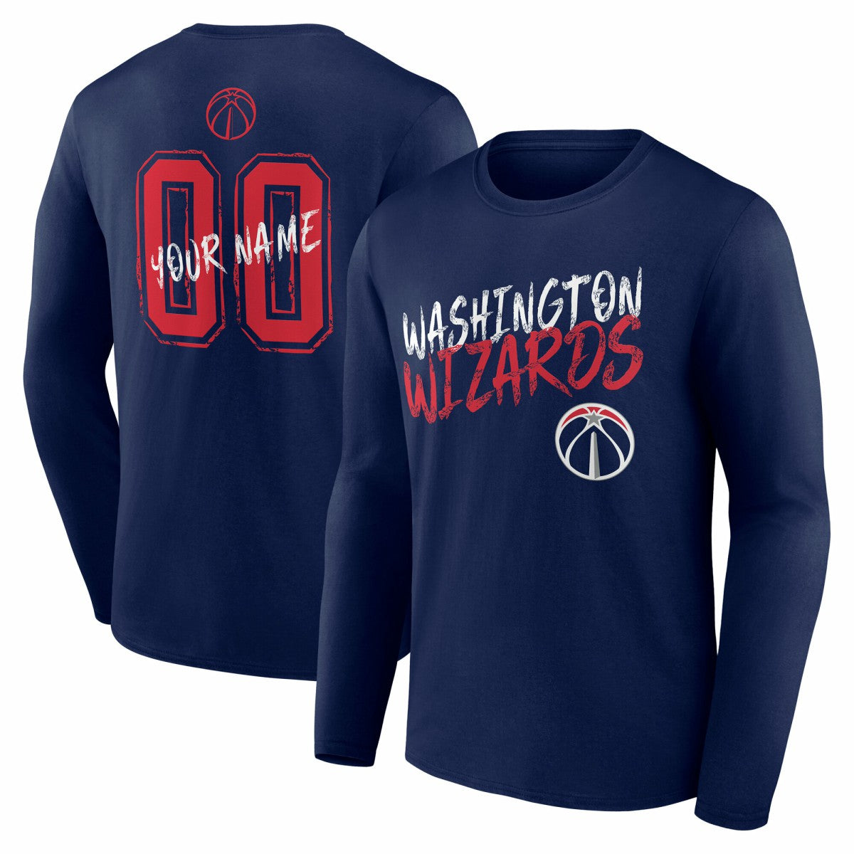 Washington Wizards Hustle Custom Long Sleeve T-Shirt Online