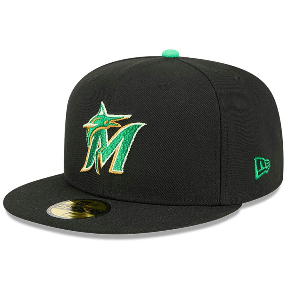 Miami Marlins New Era 2026 St. Patrick's Day 59FIFTY Fitted Hat | MLB New