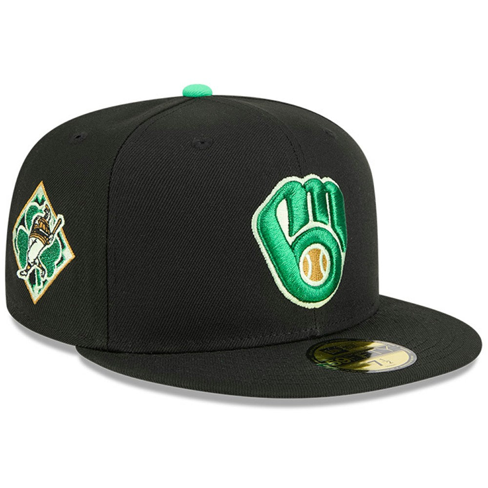 Milwaukee Brewers New Era 2026 St. Patrick's Day 59FIFTY Fitted Hat | MLB Sale