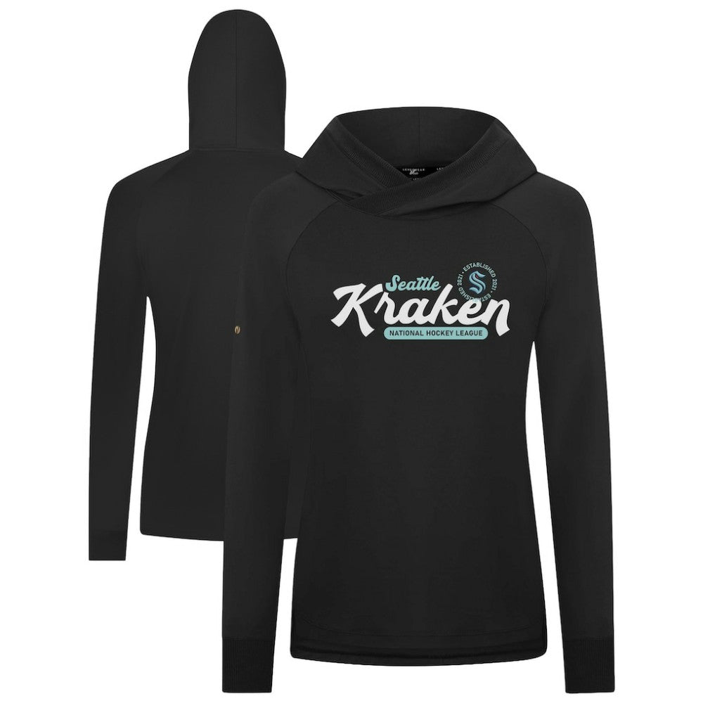 Seattle Kraken Levelwear Women's Slender Monument Raglan Pullover Hoodie On Sale