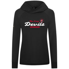 New Jersey Devils Levelwear Women's Slender Monument Raglan Pullover Hoodie Outlet