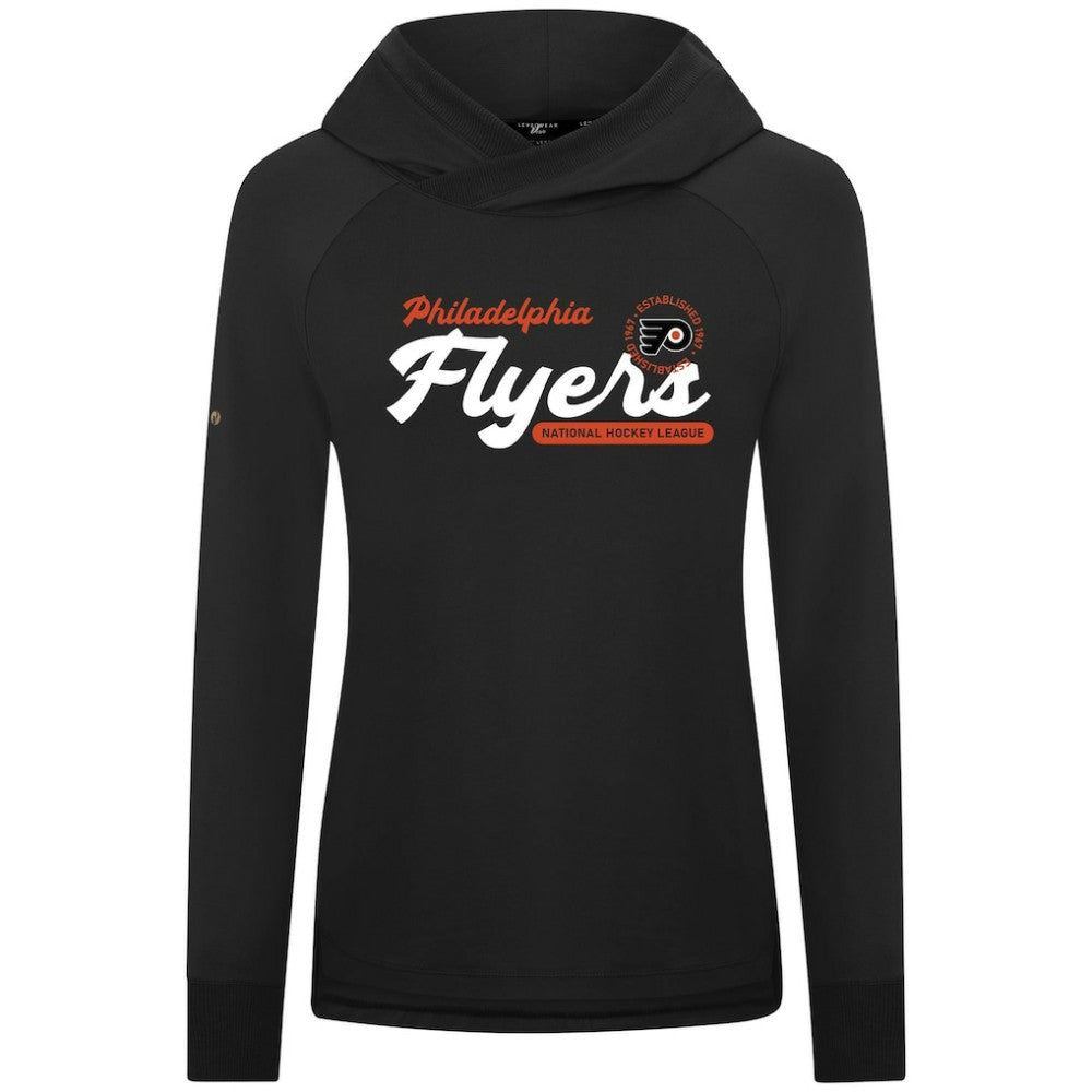 Philadelphia Flyers Levelwear Women's Slender Monument Raglan Pullover Hoodie Sale