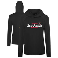 Columbus Blue Jackets Levelwear Women's Slender Monument Raglan Pullover Hoodie Online