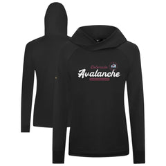 Colorado Avalanche Levelwear Women's Slender Monument Raglan Pullover Hoodie Sale