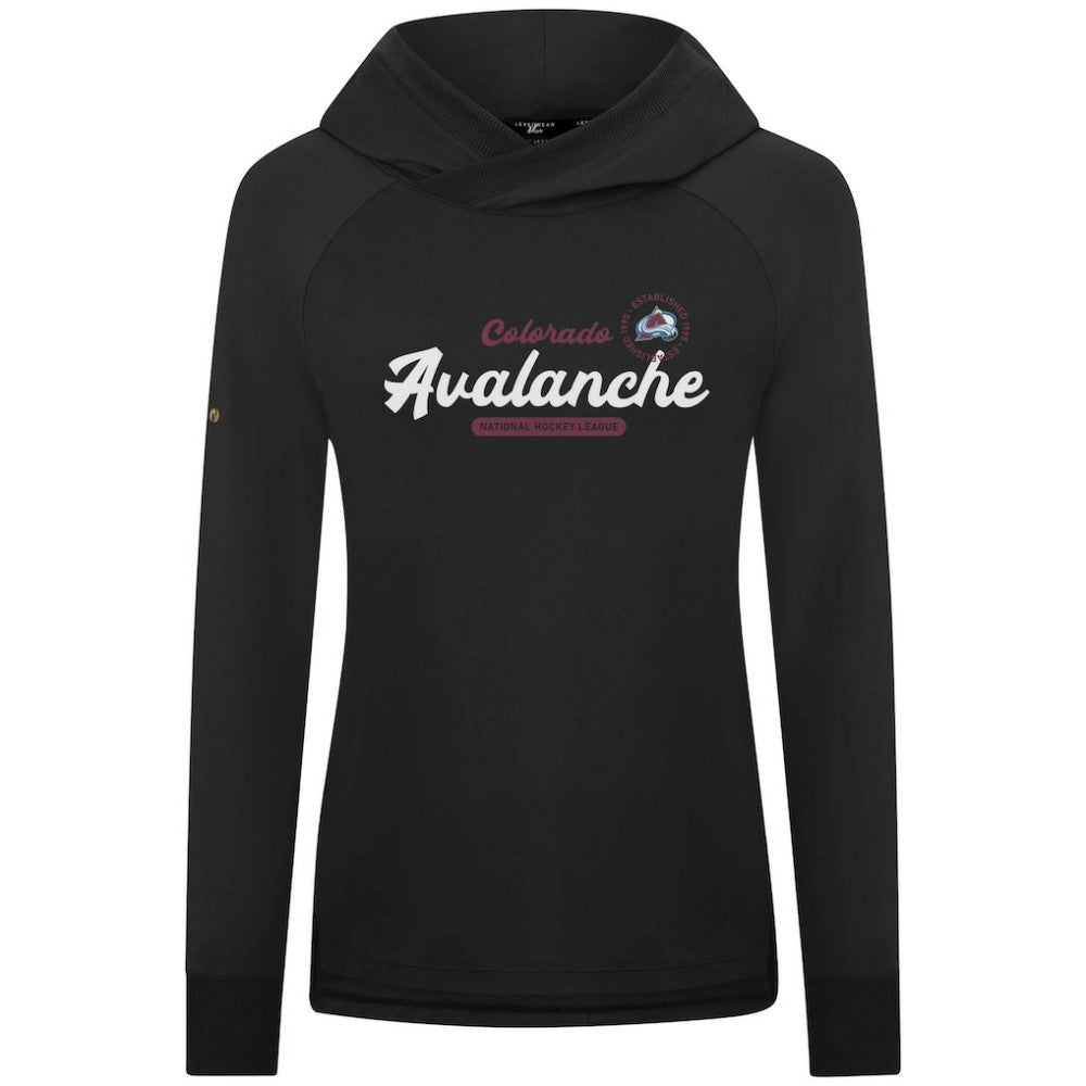 Colorado Avalanche Levelwear Women's Slender Monument Raglan Pullover Hoodie Sale