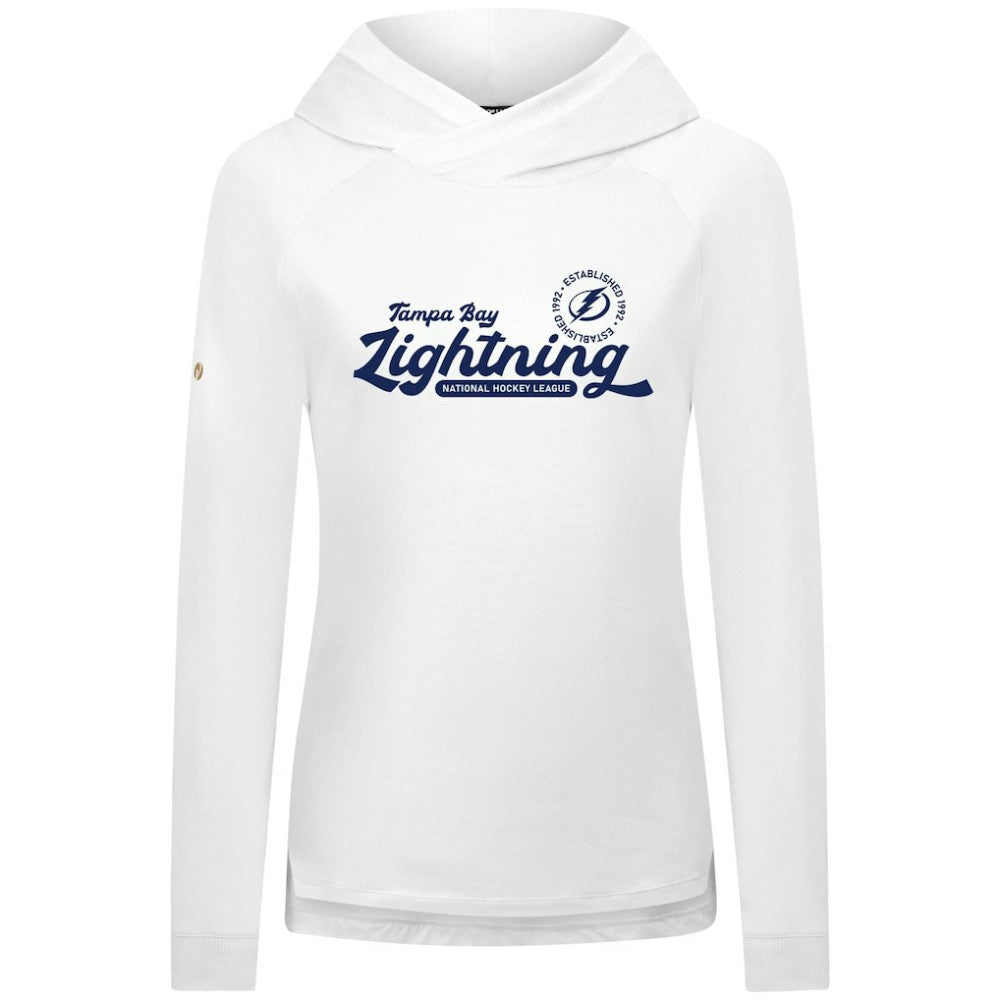 Tampa Bay Lightning Levelwear Women's Slender Monument Raglan Pullover Hoodie Sale